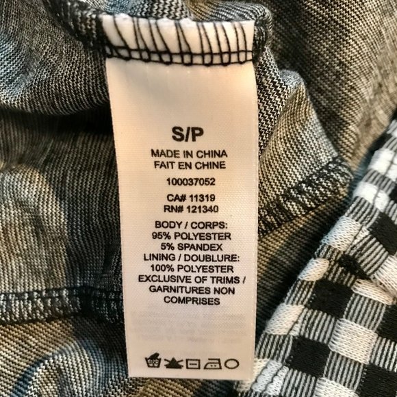 SMALL GINGHAM BODYSUIT BY DYNAMITE - Picture 5 of 5